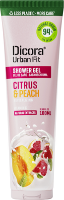 Гель для душа Dicora Citrus & Peach с витамином С (100мл)