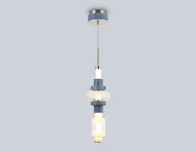 Потолочный светильник Ambrella LH53121 GD/WH/GB (золото/белый/серо-синий)