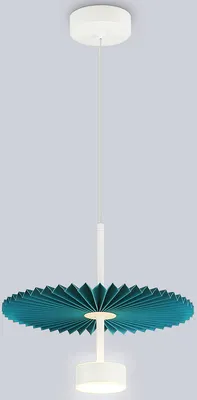 Потолочный светильник Ambrella LH72611 WH/GR (белый/бирюзовый)