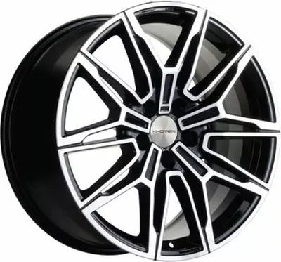 Литой диск Khomen KHW1904 Toureg 19x8.5" 5x112мм DIA 66.6мм ET 28мм (Black FP)