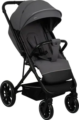 Детская прогулочная коляска INDIGO Delta+ (темно-серый)