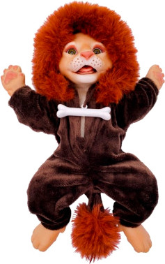 Аксессуар для куклы Magic Manufactory Magic Animals Комбинезон Сочные джунгли (коричневый)