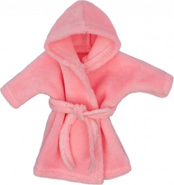 Аксессуар для куклы Magic Manufactory Халат Уютные бани (розовый)