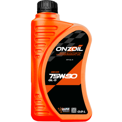 Трансмиссионное масло Onzoil Gear 75W90 GL-5 (900мл)