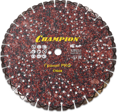 Отрезной диск алмазный Champion C1608