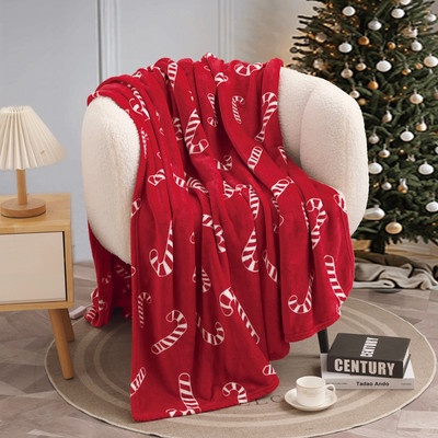 Плед Sofi de Marko Christmas Сandy 150x200 / Пл-Нг02-150х200 (красный)
