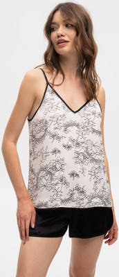 Топ домашний Milavitsa 9345 (р.170-92-100, серебристый пион набивной)