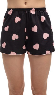 Шорты пижамные Milavitsa 9357 (р.170-84-92, черный набивной)