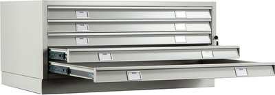 Шкаф металлический Практик Картотека A1-05/3 (низ)