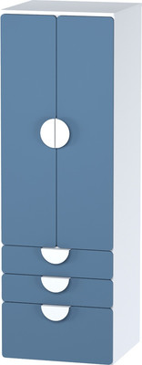 Шкаф Mebelain Пикси 180 с 3 ящиками (озорной синий)