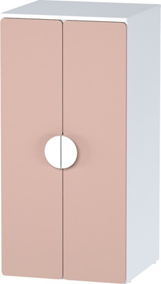 Шкаф Mebelain Пикси 120 с 3 полками (мечтательный розовый)