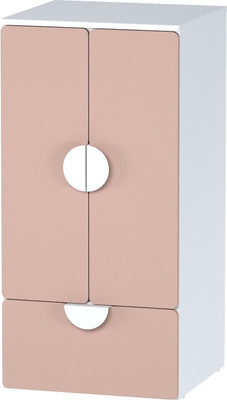 Шкаф Mebelain  Пикси 120 с ящиком (мечтательный розовый)