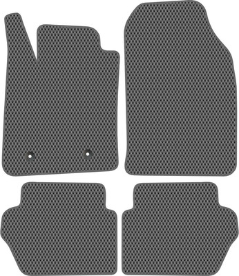Комплект ковриков для авто Alicosta 2240_2-сер для Ford EcoSport SUV 2017-н.в. (EVA ромб, серый)