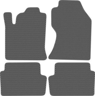 Комплект ковриков для авто Alicosta 0360_2-сер для Ford Focus I универсал/хэтчбек/седан 2001-2005 (EVA ромб, серый)