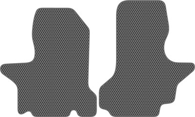 Комплект ковриков для авто Alicosta 2253_2-сер для Ford Transit IV автобус/грузовик 1986-2000 (EVA ромб, серый)