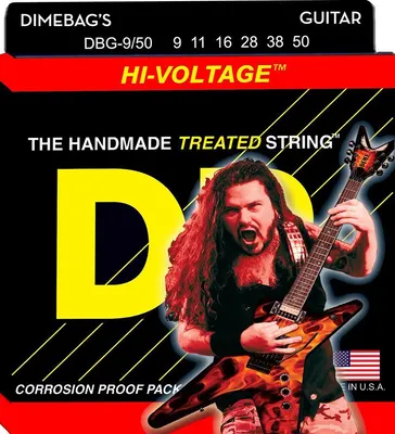 Струны для электрогитары DR Dimebag Darrell Hi-Voltage DBG-9/50 9-50