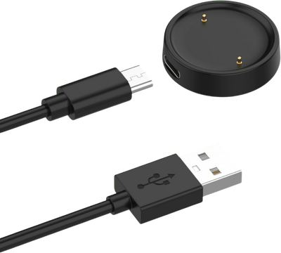 Зарядный кабель Bingo C-shape для Amazfit Active 2 (черный)