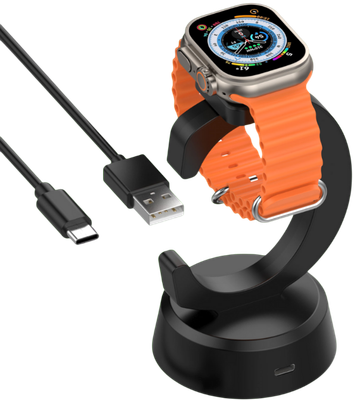 Зарядная док-станция для умных часов Bingo C-shape для Apple Watch (черный)