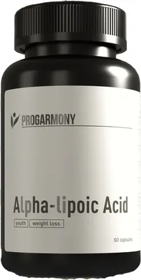 Жирные кислоты Progarmony Альфа Липоевая кислота (60 капсул)