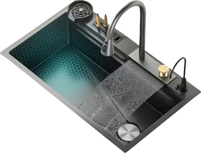 Мойка кухонная со смесителем Saniteco LD0113/201