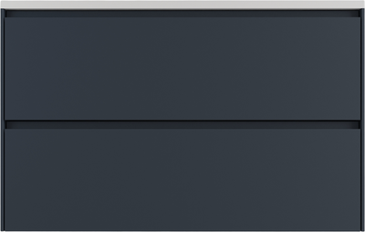Тумба под умывальник Symbolite Лима 90 Line Plus 2 ящика (подвесная, графит)