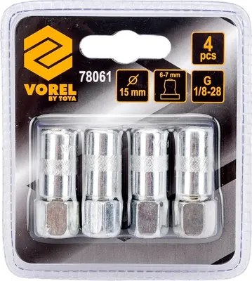 Наконечник для шприца автомобильного Vorel 78061 (4шт)