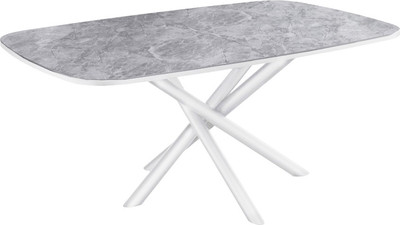 Обеденный стол Kenner DF1550 (белый/керамика Baolai)