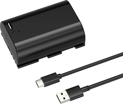 Аккумулятор для камеры Kingma 2600mAh с портом зарядки Type-C / KM-T-LPE6NH