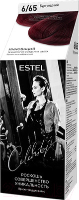 Крем-краска для волос Estel Celebrity 6/65 (бургундский)