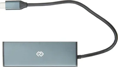 USB-хаб Digma HUB-3U3.0С-UC-G (серый)