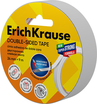 Скотч Erich Krause Двусторонний / 58743
