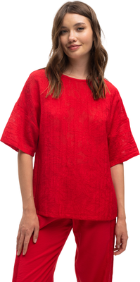 Футболка пижамная Milavitsa 9403 (р.170-84-92, темно-алая роза)