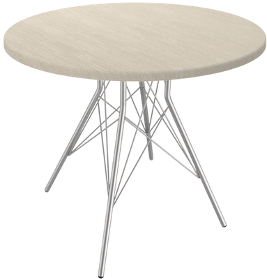 Обеденный стол Sheffilton SHT-TU2-1/TT 80 МДФ (хром лак/ассаль металл)