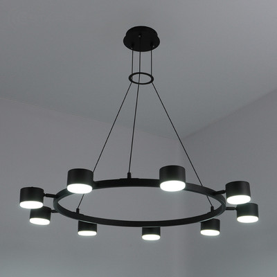 Люстра Estares Lampada 9xGX53-870x800-BLACK-220-IP20