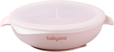 Тарелка для кормления BabyOno 1661/02 (розовый)