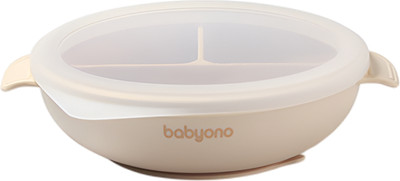 Тарелка для кормления BabyOno 1661/03 (бежевый)
