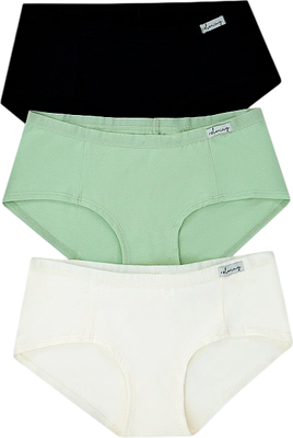 Комплект женских трусов Mark Formelle 412263-3 (р.102, сумрачно-белый/декор)