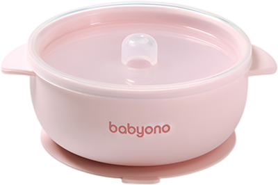 Тарелка для кормления BabyOno 1662/02 (розовый)