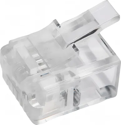Коннектор Lanmaster TWT-PL12-6P4C/JR100 (100шт)