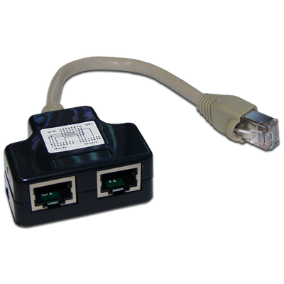 Адаптер Lanmaster TWT-Y-E2-E2-S (черный)