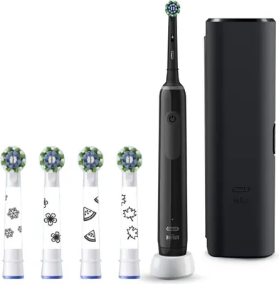 Электрическая зубная щетка Oral-B Pro 3/D505.513.3X + насадка Cr Action EB50BRX (4шт)