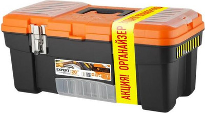 Ящик для инструментов Blocker Expert 20 + органайзер Master 7.5 / BR6678ЧРОР (черный/оранжевый)