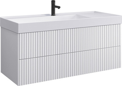Тумба с умывальником Belux Сиртаки НП 120-02 + Триумф Тр 1200-01 (1, белый глянцевый)