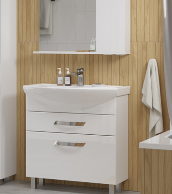 Тумба с умывальником Volna Onda 80.2Y Балтика + Балтика 80