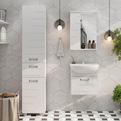 Тумба с умывальником Volna Joli 50.1Y Ладога + Ладога 50 (подвесная)