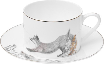 Чашка с блюдцем Fissman Fox 14190