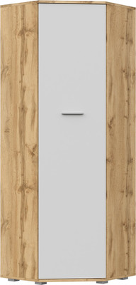 Шкаф НК Мебель Fun угловой 64х64 / 13313770 (дуб вотан/белый)