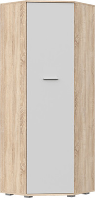 Шкаф НК Мебель Fun угловой 64х64 / 13313771 ( дуб сонома/белый)