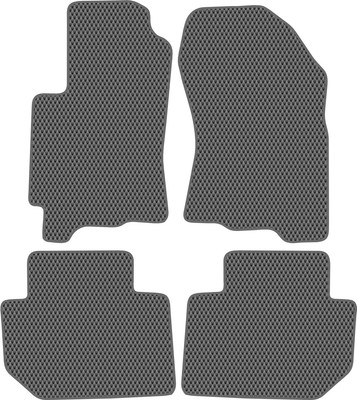 Комплект ковриков для авто Alicosta 1237_2-сер для Subaru Tribeca SUV/WX/W10 2007-2014 (EVA ромб, серый)