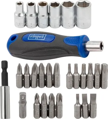 Набор головок, бит Scheppach Sch-HW-S21 (63752)